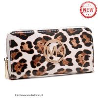 michael kors leopard continental groot wit portefeuilles Tassen Vintage covaa301